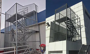 Öz Ceren Metal Z tipi yangın merdiveni imalatı